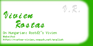 vivien rostas business card